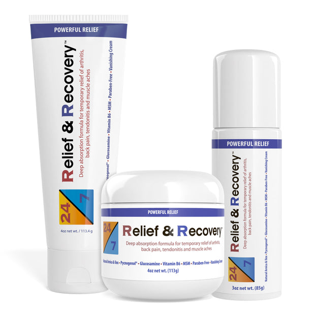 24/7 Relief & Recovery ¼ oz. Travel Jar 12 pack