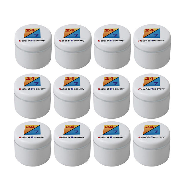 24/7 Relief & Recovery ¼ oz. Travel Jar 12 pack