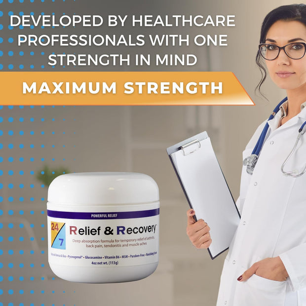 24/7 Relief & Recovery ¼ oz. Travel Jar 12 pack