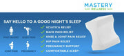 Orthopedic Memory Foam Knee Pillow